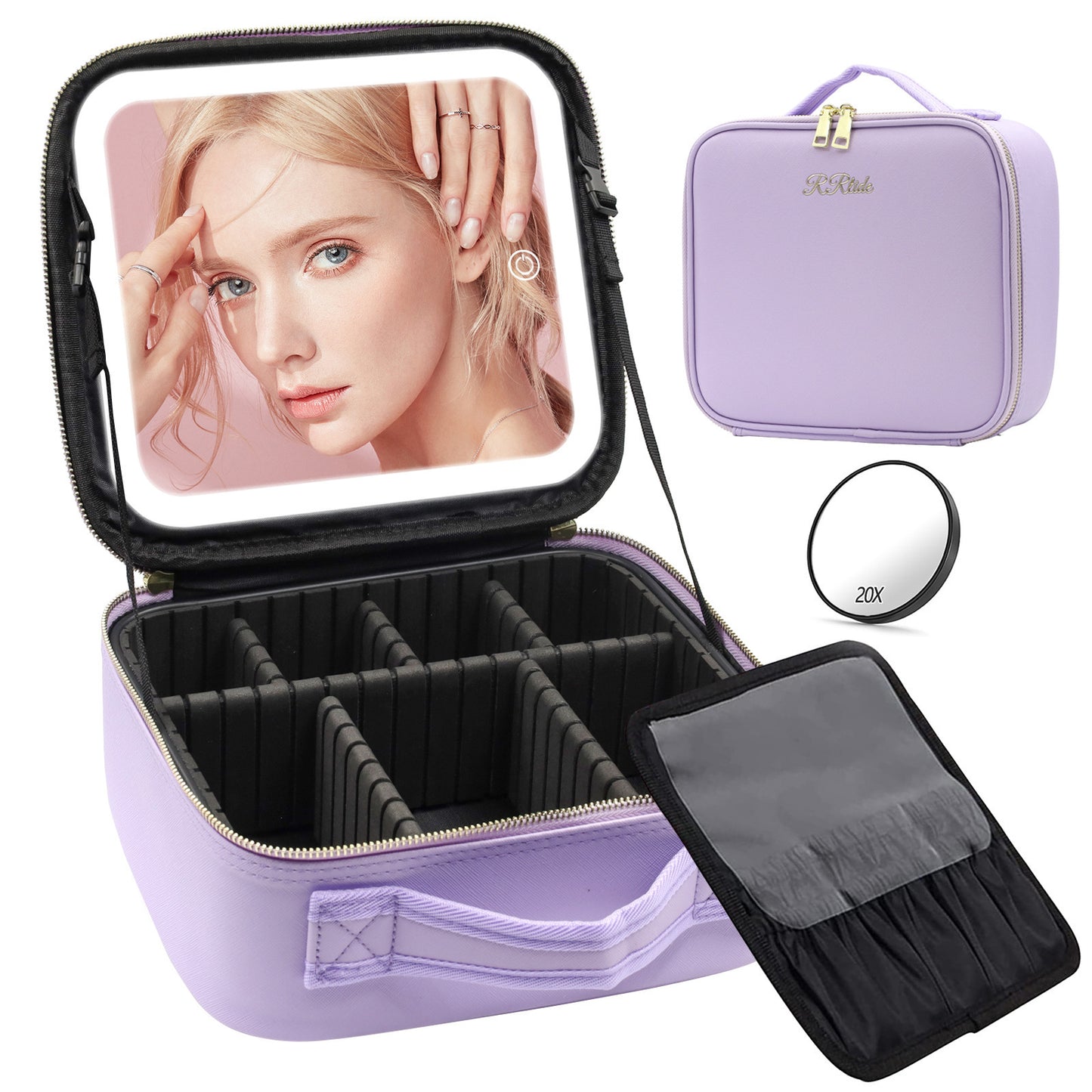 LuxeGlow LED Makeup Bag