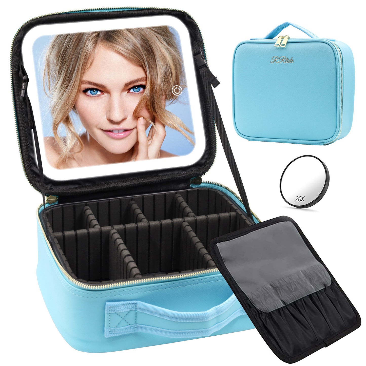 LuxeGlow LED Makeup Bag