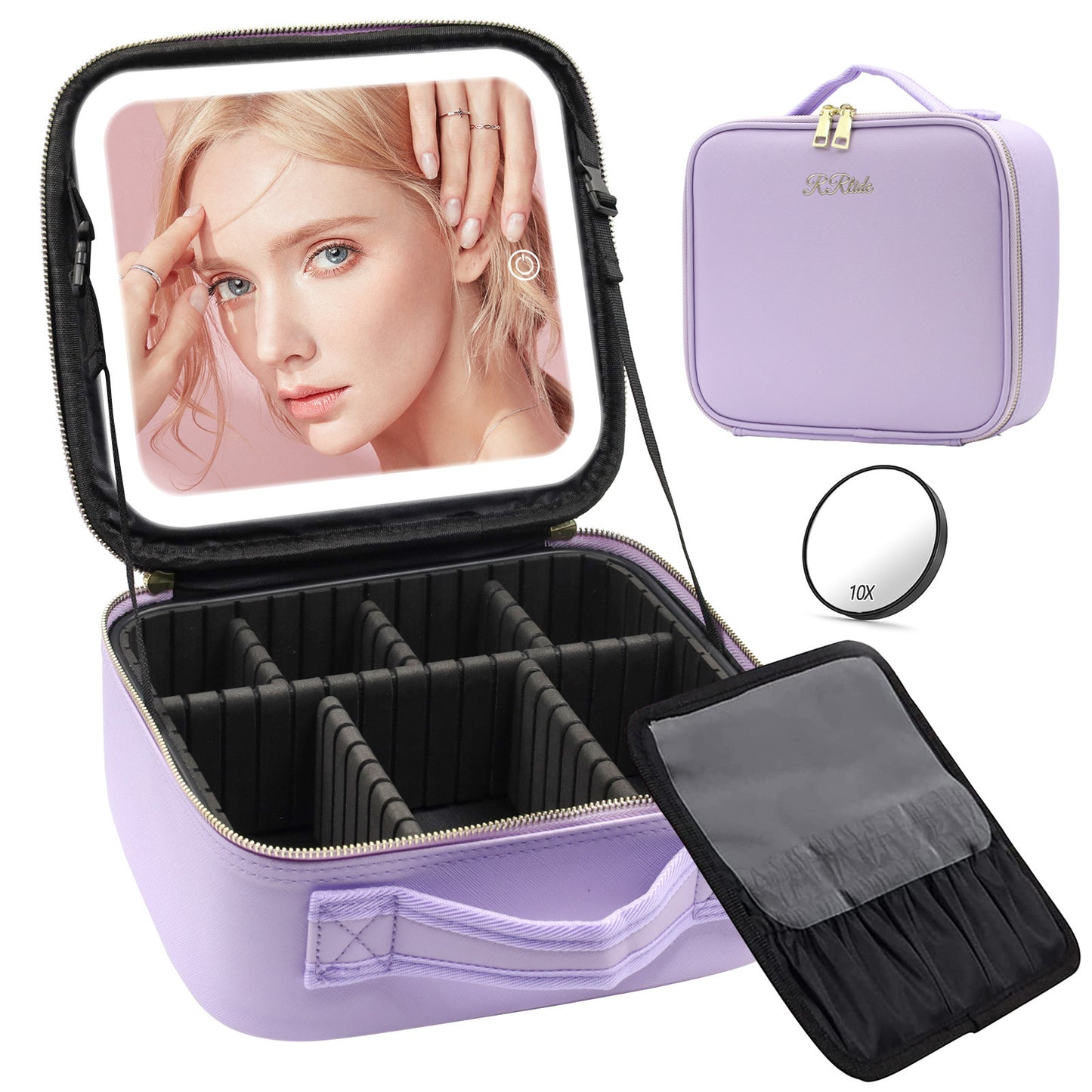 LuxeGlow LED Makeup Bag