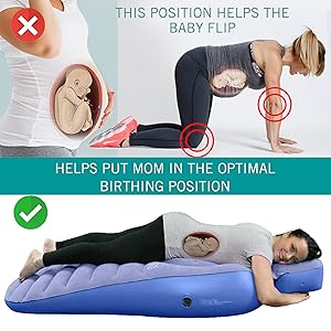 ComfortNest Inflatable Pregnancy Pillow