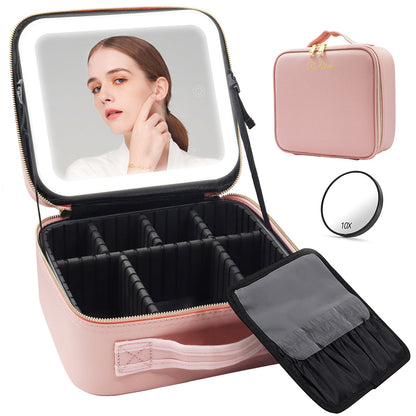 LuxeGlow LED Makeup Bag